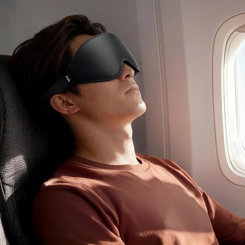 Travel Comfort Set: Eye Mask and Earplugs