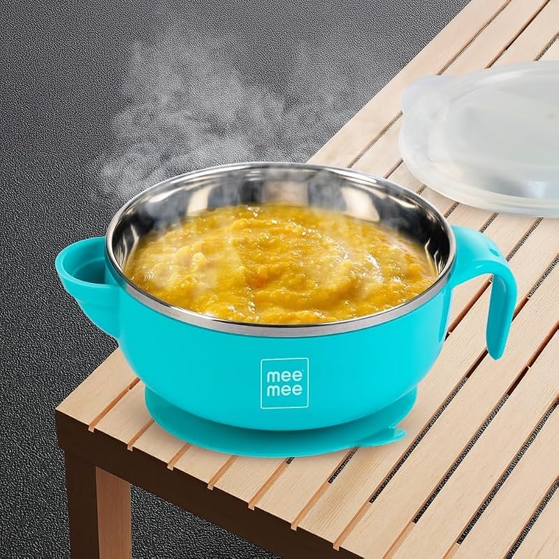 LuvLap Anti-Spill Suction Bowl with Spoon
